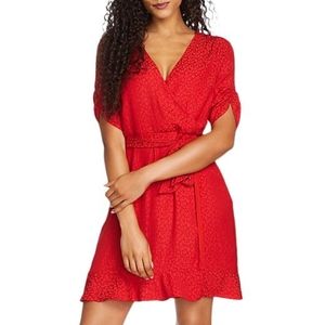 🎀NWT🎀 1.State Tonal Leopard Print Faux Wrap Dress.